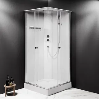 Душевая кабина Am.Pm X-Joy Square W94C-403-090MT 90х90 профиль хром матовый